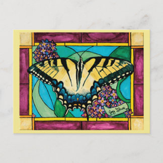 Swallowtail Window Postcard