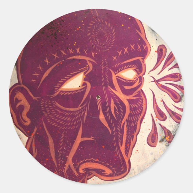 Swami Visions Classic Round Sticker (Front)