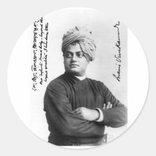 Swami Vivekananda 1893 photo sticker