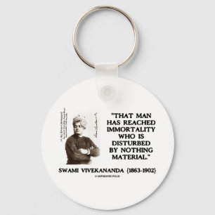 Swami Vivekananda Man Reached Immortality Material Key Ring