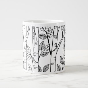 Swamp Birch - Betula alleghaniensis - Native Plant Large Coffee Mug
