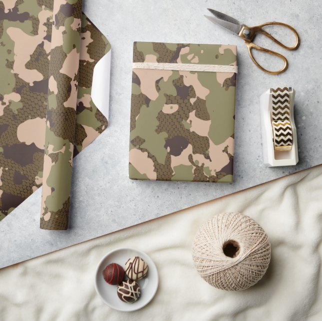 Swamp Camo Wrapping Paper (Crafts)