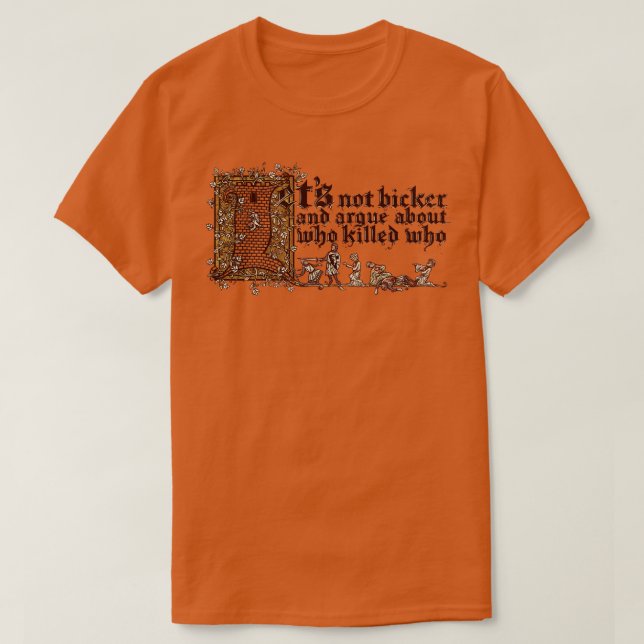 Swamp Castle Wedding T-Shirt (Design Front)