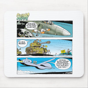 Swamp Ducks Messing with the Military Mouse Mat