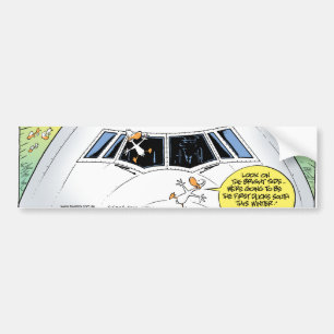 Swamp Ducks Plane Crash Bumper Sticker