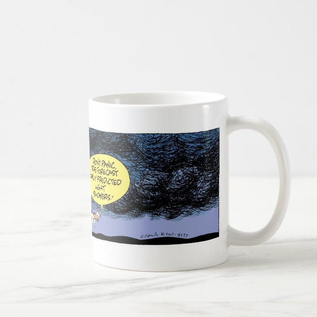 Swamp Ducks Stormy Weather Coffee Mug (Right)