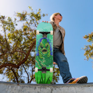 Swamp Monster Scary Fun  Skateboard