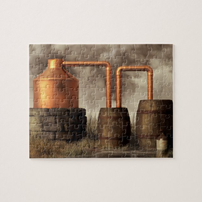 Swamp Moonshine Still Jigsaw Puzzle (Horizontal)