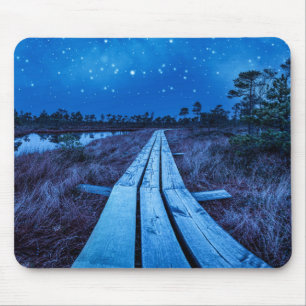 Swamp night mouse mat