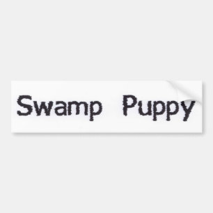 Swamp Puppy Bumper Sticker