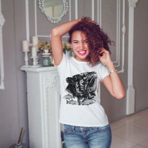 Swamp Queen Fierce Jaguar Head T-Shirt