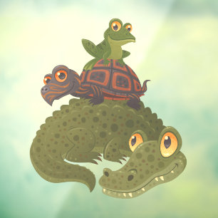 Swamp Squad Window Cling
