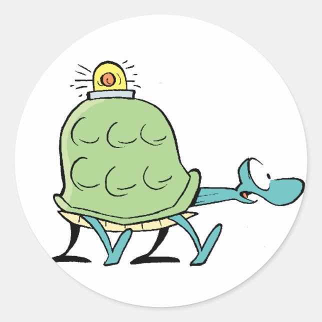 Swamp Turtle Emergency Sticker (Front)