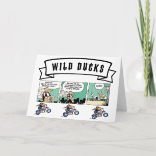 Swamp Wild Ducks Greeting Card