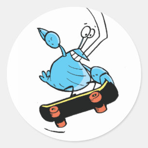 Swamp's Bob The Crayfish Skateboarding Stickers