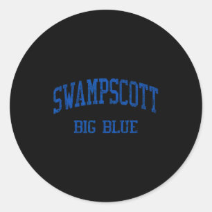 Swampscott High School Hs Swampscott Ma Vintage Sr Classic Round Sticker