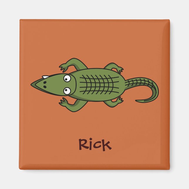 Swampthing the alligator magnet (Front)