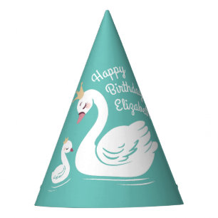 Swan 1st Birthday Party Baby Shower Hat