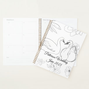 Swan and Botanical Wedding Planner