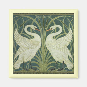 Swan and Rush Magnet