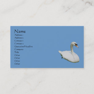 Swan Animal Business Card