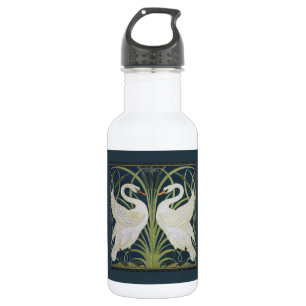 Swan Art Nouveau Two Swans  532 Ml Water Bottle