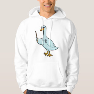Swan as Teacher with Book & Pointer Hoodie
