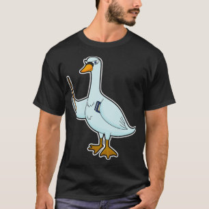 Swan as Teacher with Book Pointer T-Shirt