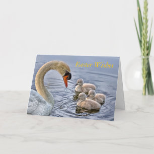 Swan & Babies Easter Card