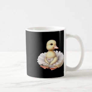 Swan Ballerina Duck Dancing Ballet Watercolor  Coffee Mug