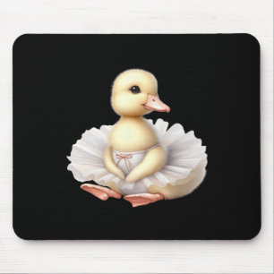 Swan Ballerina Duck Dancing Ballet Watercolor  Mouse Mat