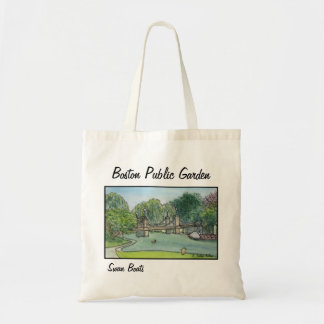 Swan Boats Boston Public Garden Tote Bag