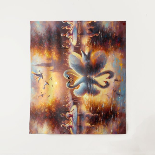 Swan Dance Tapestry (Front)