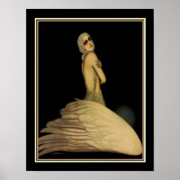 "Swan Dancer" Nanni Art Deco Print