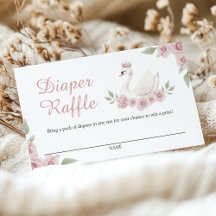 Swan Diaper Raffle