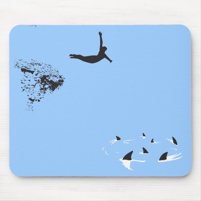 swan dive mouse mat (Front)