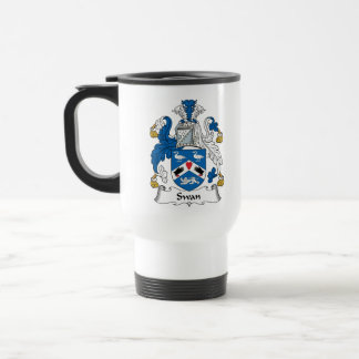 Swan Family Crest Travel Mug
