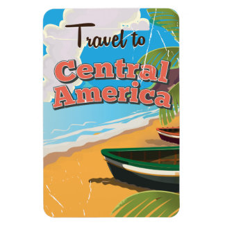 Swan Islands vintage travel poster. Magnet