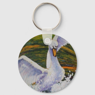 Swan Key Chain
