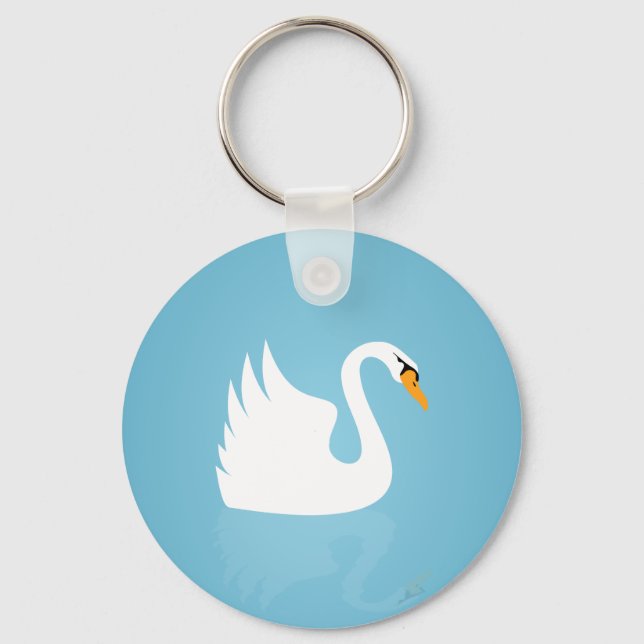 Swan Key Ring (Front)