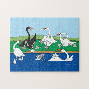 Swan Lake 11x14 Jigsaw Puzzle