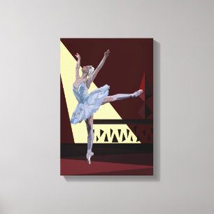 'Swan Lake Ballerina' Canvas Print