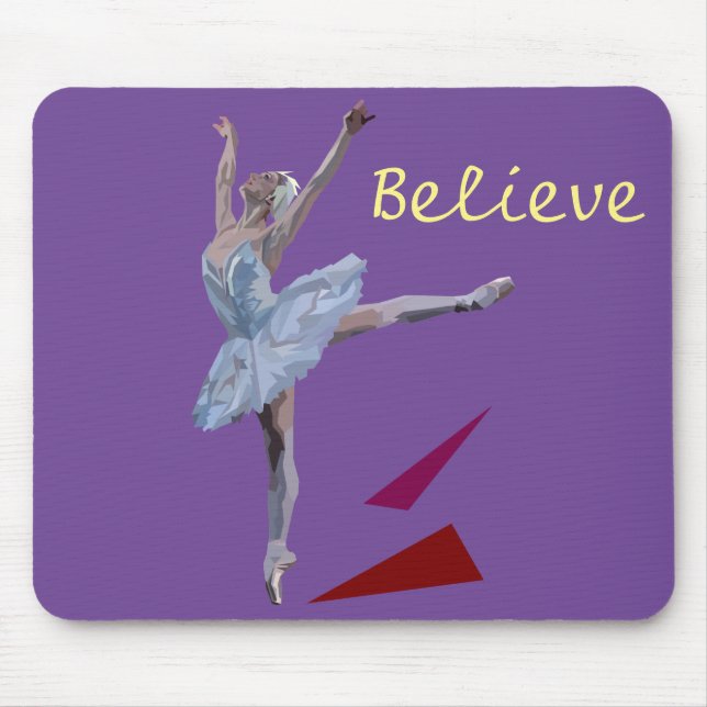 'Swan Lake Ballerina' Mouse Mat (Front)