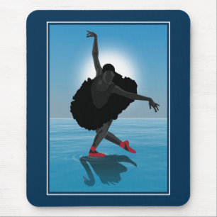 Swan Lake Ballerina Mouse Mat