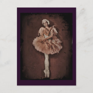 Swan Lake Ballerina Postcard