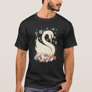 Swan Lake Ballet 12 Days Christmas Winter Clothes  T-Shirt