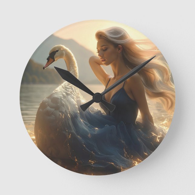 SWAN LAKE - BALLET & DANCE -  ROUND CLOCK (Front)