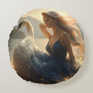 SWAN LAKE - BALLET & DANCE - ROUND CUSHION