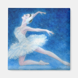 Swan Lake Ballet Magnet