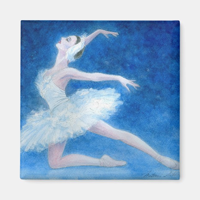 Swan Lake Ballet Magnet (Front)